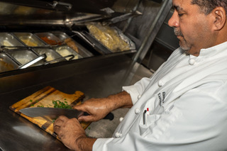 Chef Alberta Chopping