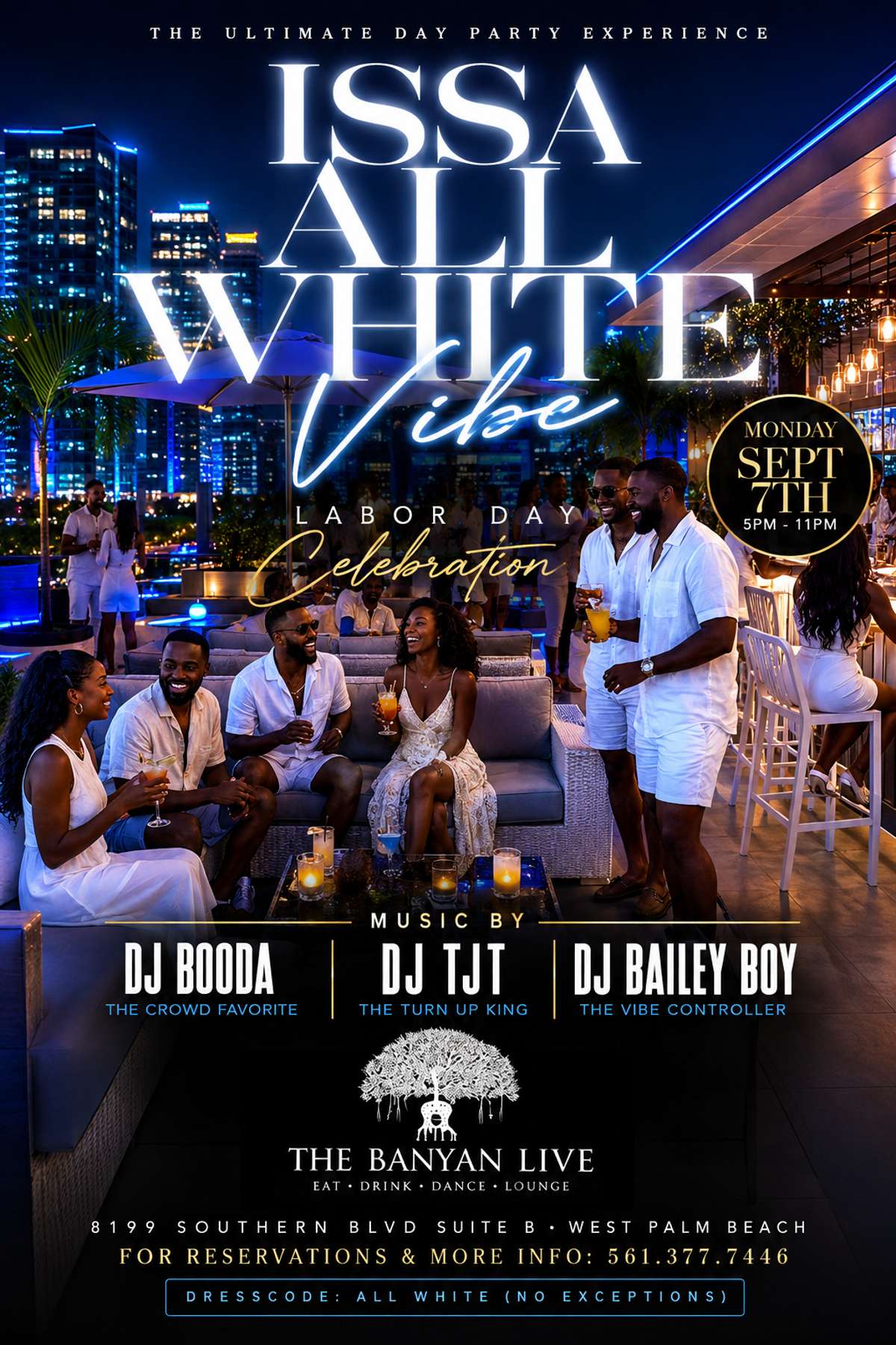 Issa ALL WHITE vibe