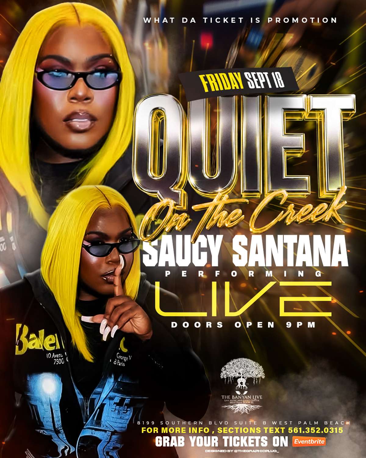 Quiet On The Creek SAUCY SANTANA
